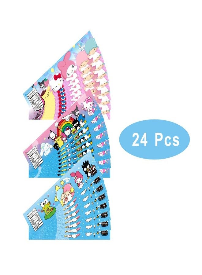 fancigo 24PCS Kitty and Friends Water Bottle Labels 8.5” x 2” - Image 4